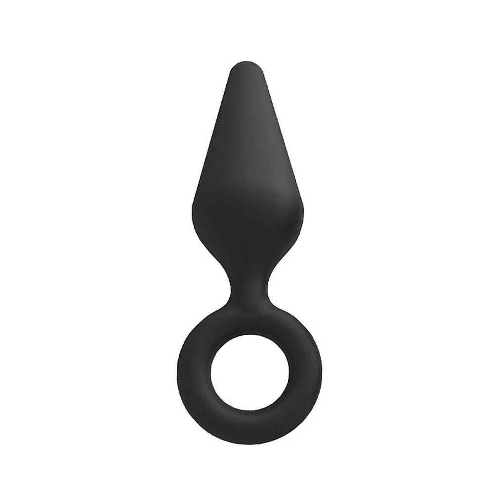 Compre o Plug Anal Cone Alça De Dedo 11.6 X 3.3 cm. Formato cônico e alça de segurança para uma estimulação anal controlada e progressiva.