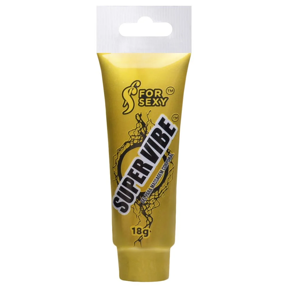 Compre o Gel Super Vibe Vibrador Líquido Unissex 18G For Sexy. Ação vibrante e lubrificante que proporciona pulsação e excitação inesquecíveis.