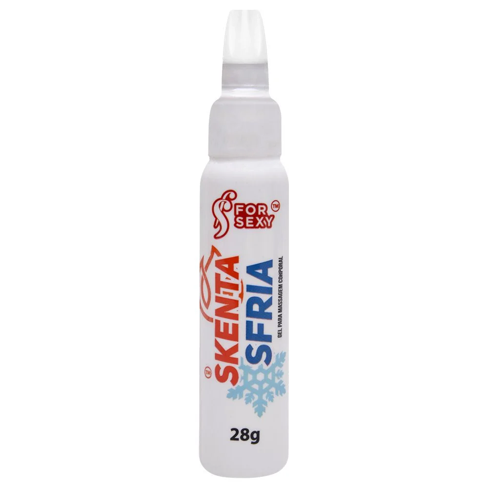 ompre o Gel Skenta Sfria Bifásico Excitante Unissex 28G For Sexy. Ação bifásica que aquece e esfria a pele para um prazer intenso e único.