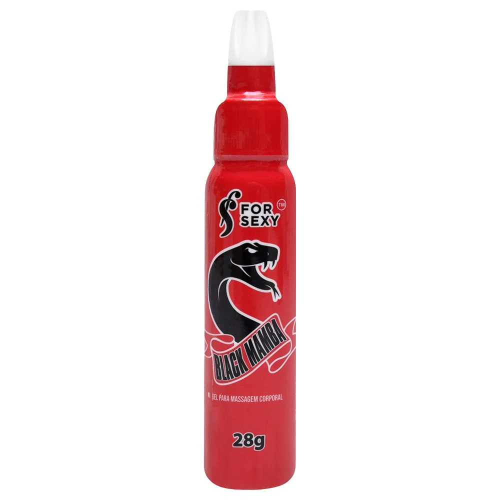 Compre o Gel Black Mamba Excitante Hot Ice Vibra 28G For Sexy. Ação multifuncional que aquece, esfria e vibra para noites inesquecíveis.