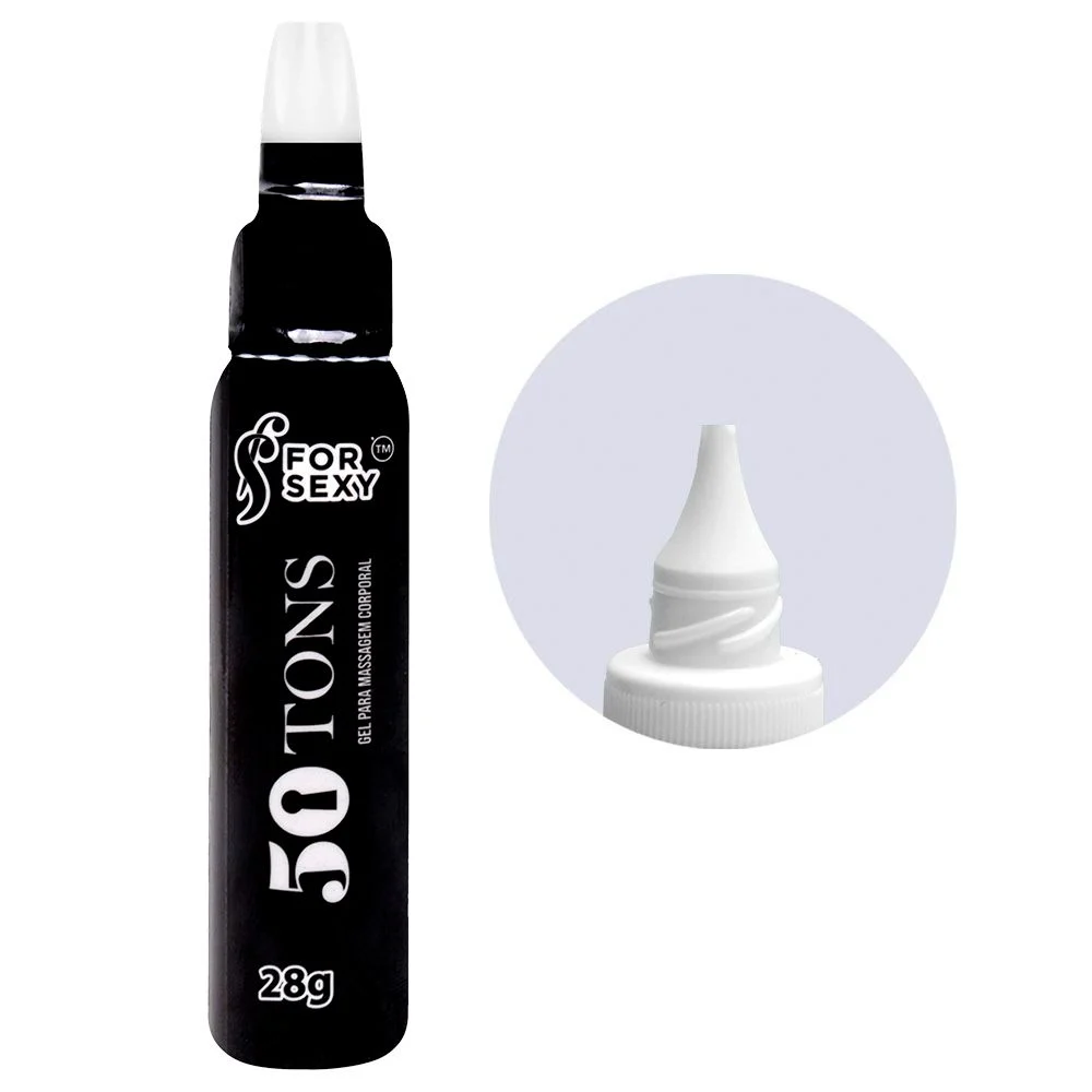 Compre o Gel 50 Tons Excitante Unissex 28G For Sexy. Sinta aquecimento, frescor, vibração e pulsação em um único produto para o casal.