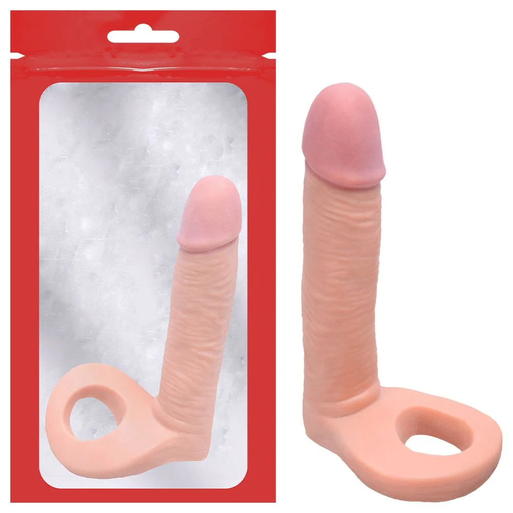 Compre o Anel Companheiro Silicone Macio 15.5 x 2.5 Sexy Import. TPE macio e seguro para explorar a dupla penetração com máximo conforto.